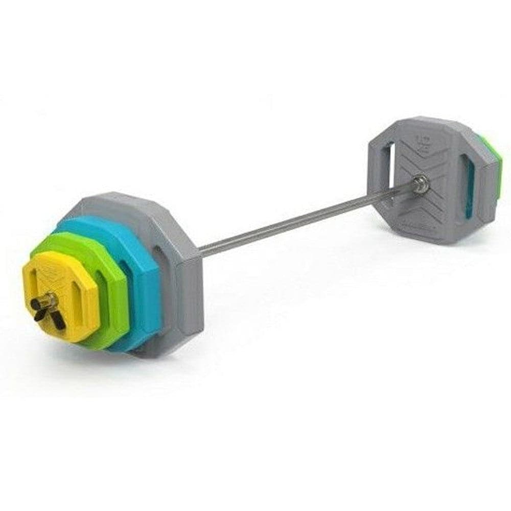 Liveup, Classic Barbell Combination Set 20Kg, Lp8035, Multicolour - Athletix.ae