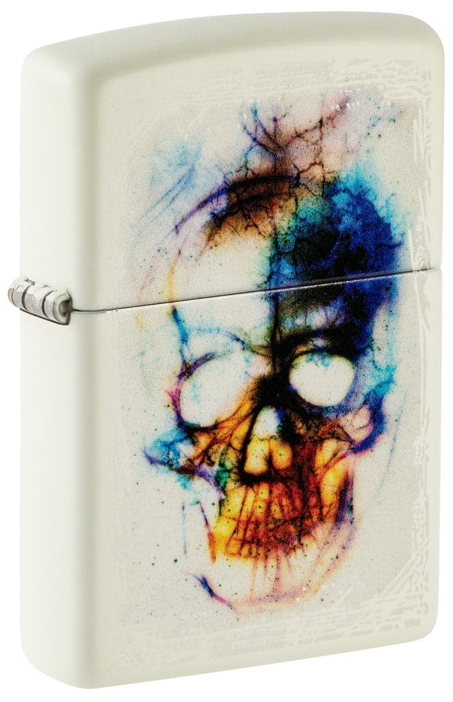 Zippo 48563 49193 Skull Print Design Glow in the Dark Windproof Lighter - OUTBACK