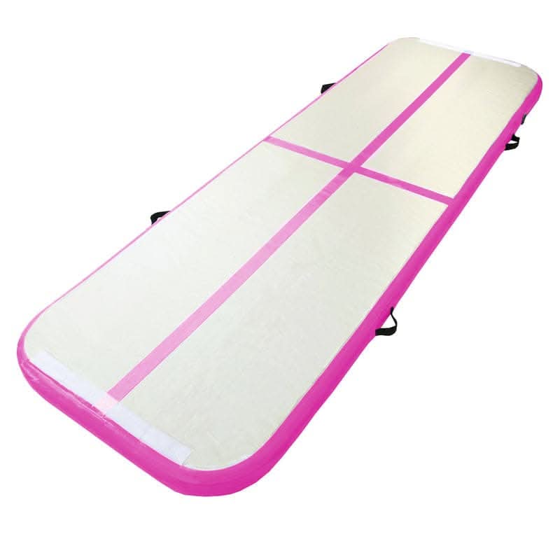 DS Inflatable Air Track (with Pump) - Pink - Athletix.ae