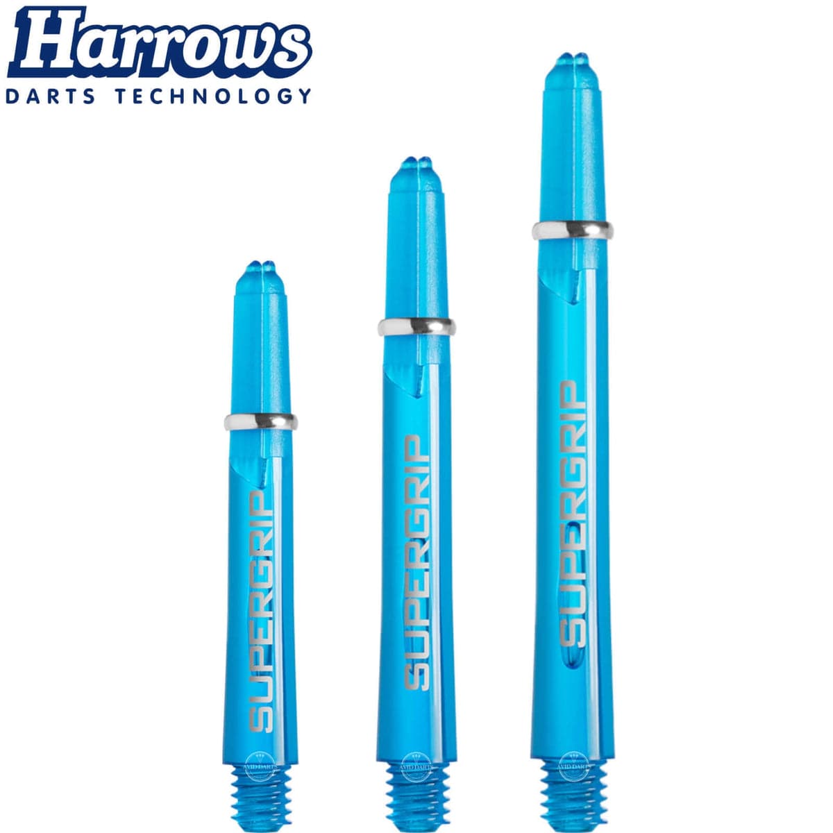 Harrows, Supergrip Nylon Dart Shafts, Blue - Athletix.ae