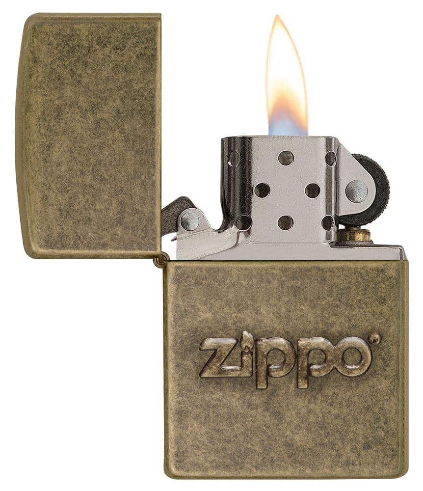 Zippo 28994 Zippo Antique Stamp Windproof Lighter, Classic Model, Brown - OUTBACK