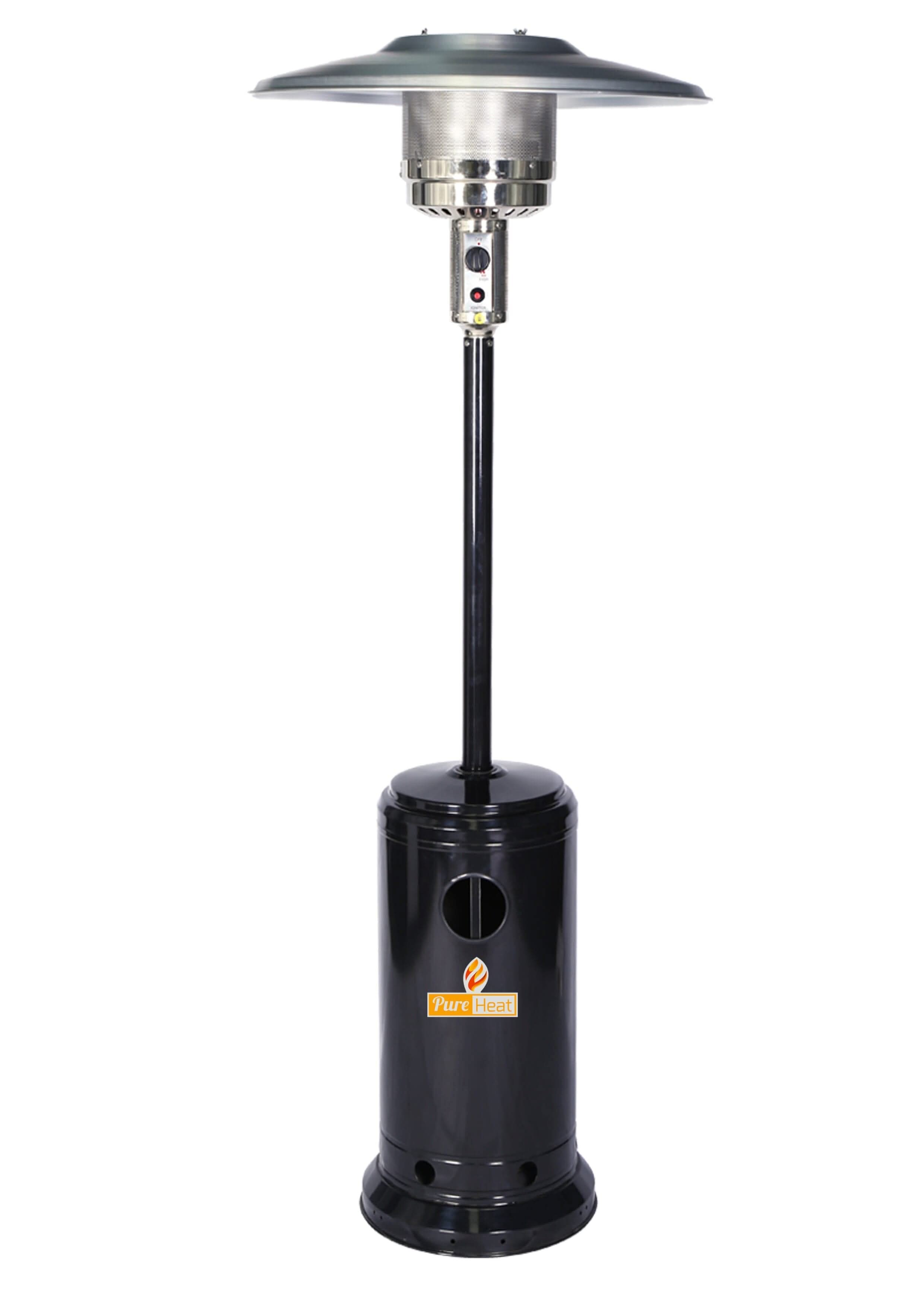 Pure Heat Pureheat Mushroom Style Gas Patio Heater In Black