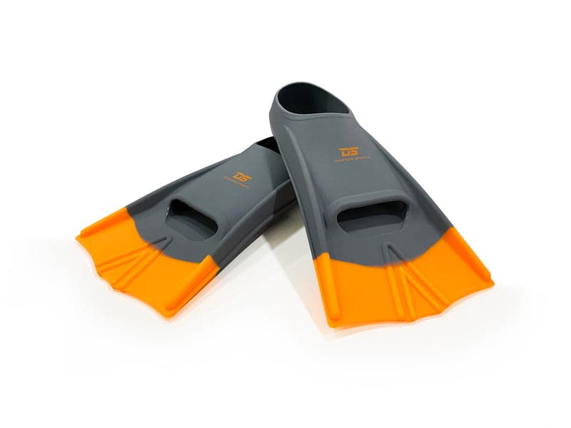 DS Speed Fins Gray/Orange - UK 1-3 - Athletix.ae