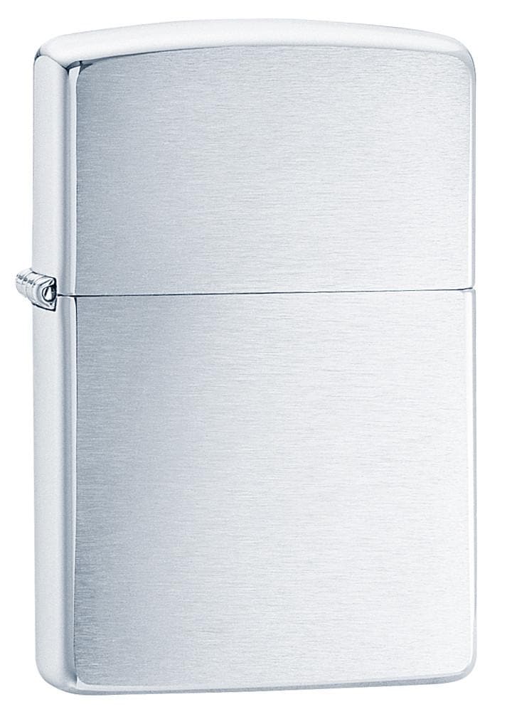 Zippo 162 Armor Brushed Chrome Windproof Lighter, Armor Model, Silver - OUTBACK