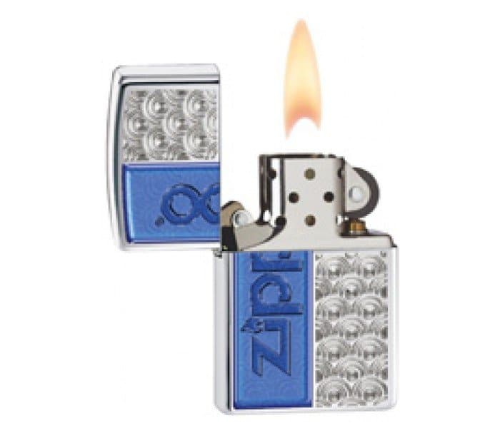 Zippo 28658 250 Special Design High Polish Chrome Windproof Lighter, Classic Model, Silver - OUTBACK