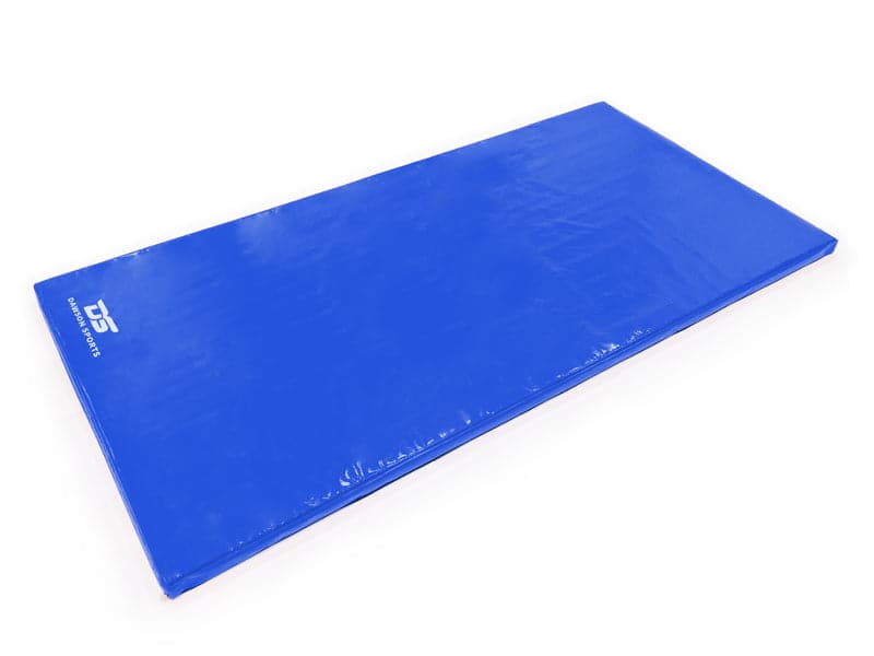 DS Gymnastic Flat Mat - Blue (183cm x 100cm x 5cm) - Athletix.ae