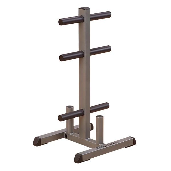 Body Solid Olympic Plate Tree & Bar Holder, GOWT - Athletix.ae