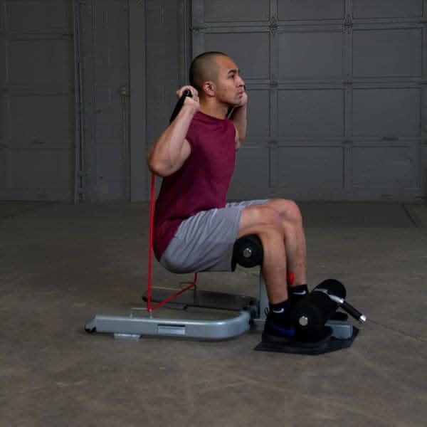 Body Solid GSS50 Sissy Squat Machine for Quads, Abs & Core Strength