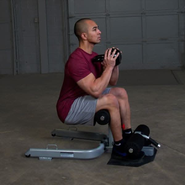 Body Solid GSS50 Sissy Squat Machine for Quads, Abs & Core Strength