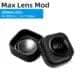 Gopro, Max Lens Mod Stabilization Ultra-Wide Angle 155? Fov For Hero 11 / 10 / 9, Black - Athletix.ae