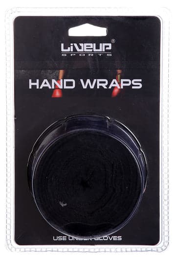 Liveup, Hand Wrap, Ls3085-2.5, Black - Athletix.ae