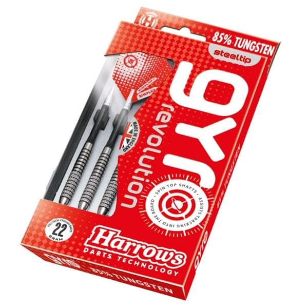 Harrows, Gyro 80% Darts, 20 Grams, Red - Athletix.ae