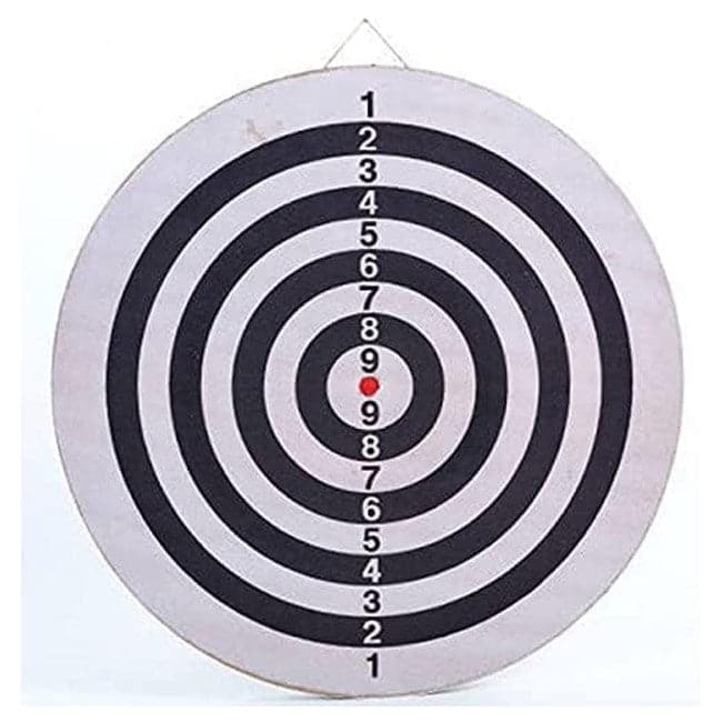 Harley Fitness Flocked Dartboard with 6 Darts - Athletix.ae