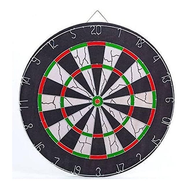 Harley Fitness Flocked Dartboard with 6 Darts - Athletix.ae