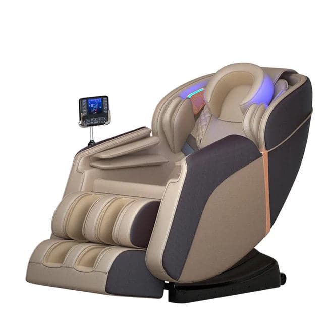 Harley Fitness Zero Gravity Massager Chair with Stretching, Tapping, Heating Back and Foot - Athletix.ae