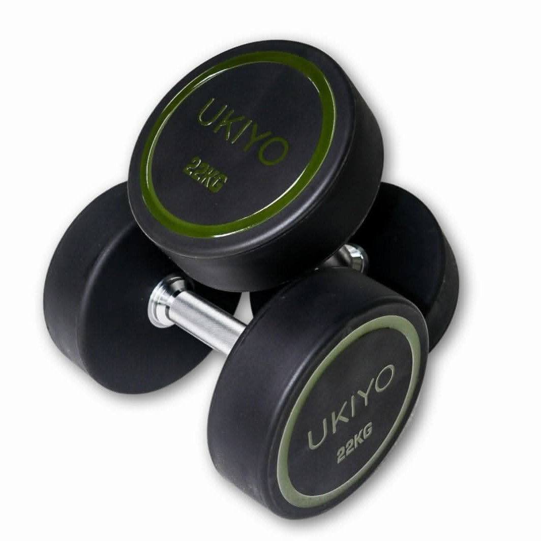 Ukiyo Premium Round Dumbbells, Sold as Pair