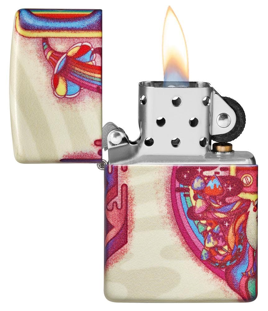 Zippo 49435 49352 Trippy Design 540 Color Windproof Lighter, Classic Model, Multi-colour - OUTBACK