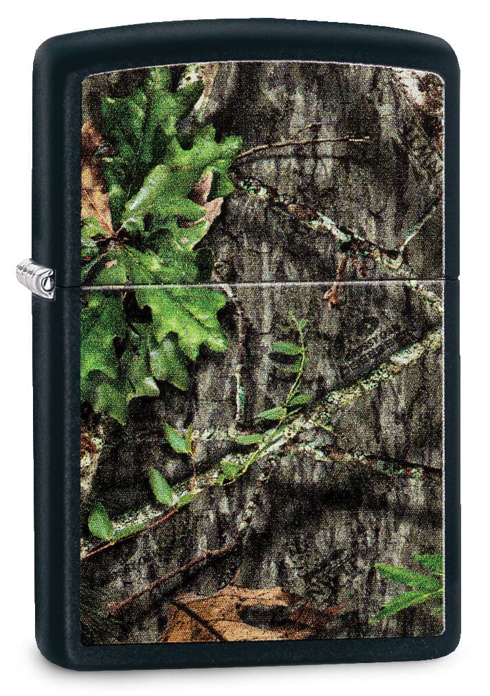 Zippo 29893 Mossy Oak Obsession Black Matte Windproof Lighter, Classic Model, Black - OUTBACK