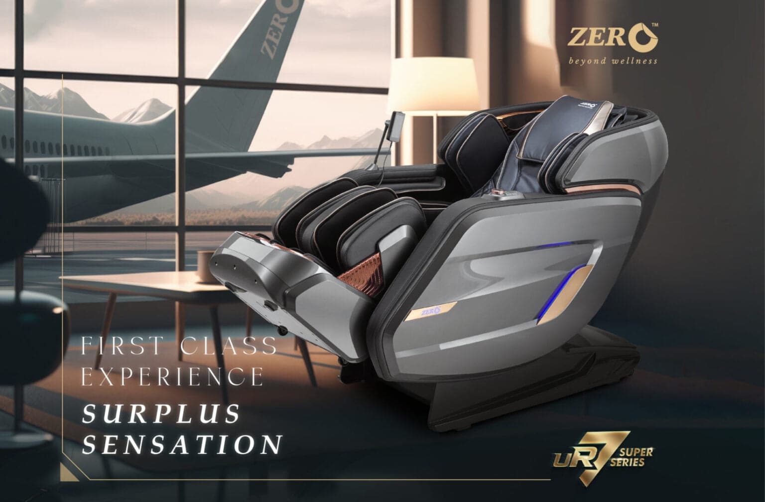 Zero HealthCare U-R7 Super Series Massage Chair - Athletix.ae