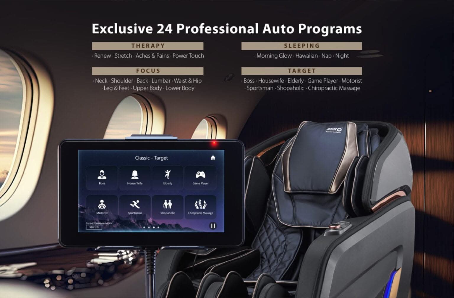 Zero HealthCare U-R7 Super Series Massage Chair - Athletix.ae