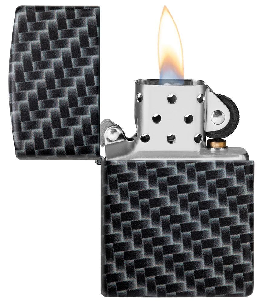 Zippo 49356 49352 Carbon Fiber Design 540 Color Windproof Lighter, Classic Model, Multi-colour - OUTBACK