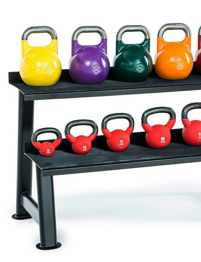 1441 Fitness 2 Tier Kettlebell Rack for 10 kettle bell