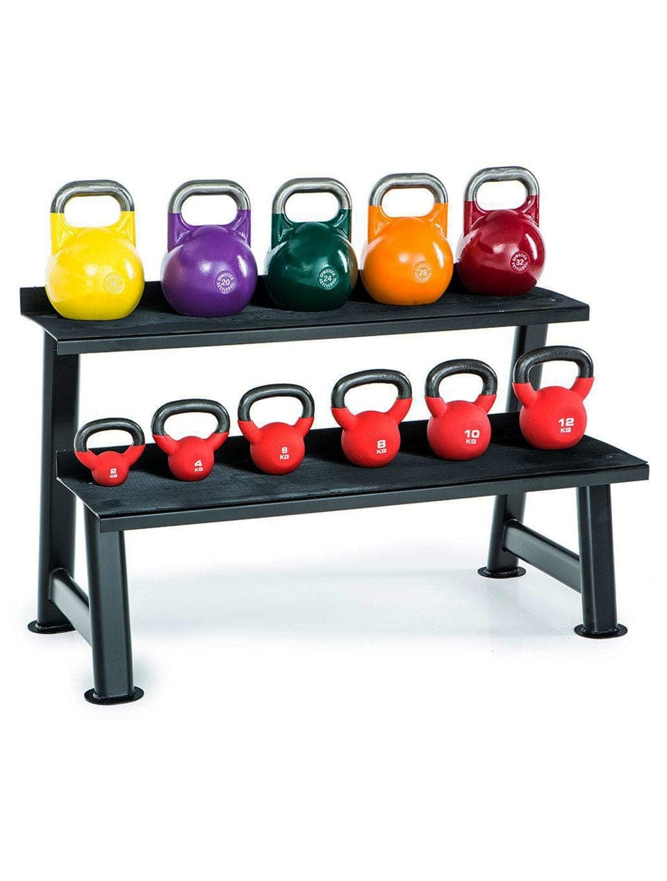 1441 Fitness 2 Tier Kettlebell Rack for 10 kettle bell