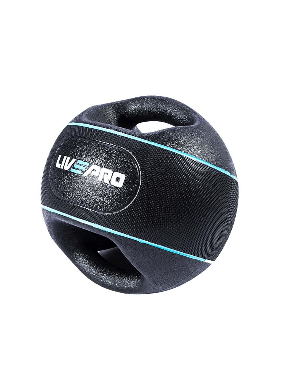 LivePro Double Grip Medicine Ball, 3 Kg to 10 Kg - Athletix.ae