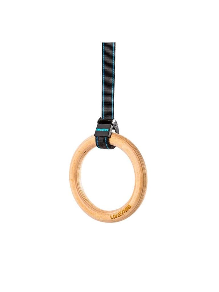 Livepro, Wood Gym Ring - Athletix.ae