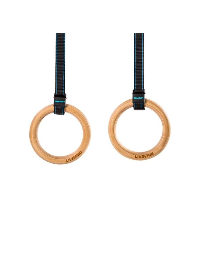 Livepro, Wood Gym Ring - Athletix.ae