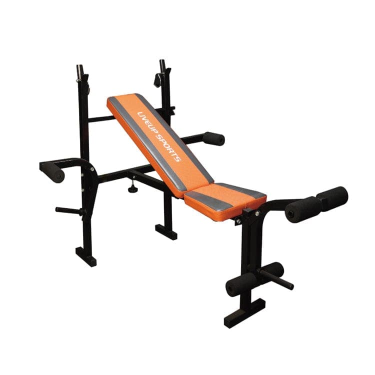 LiveUp Flat and Incline Weight Bench - LS1101 - Athletix.ae