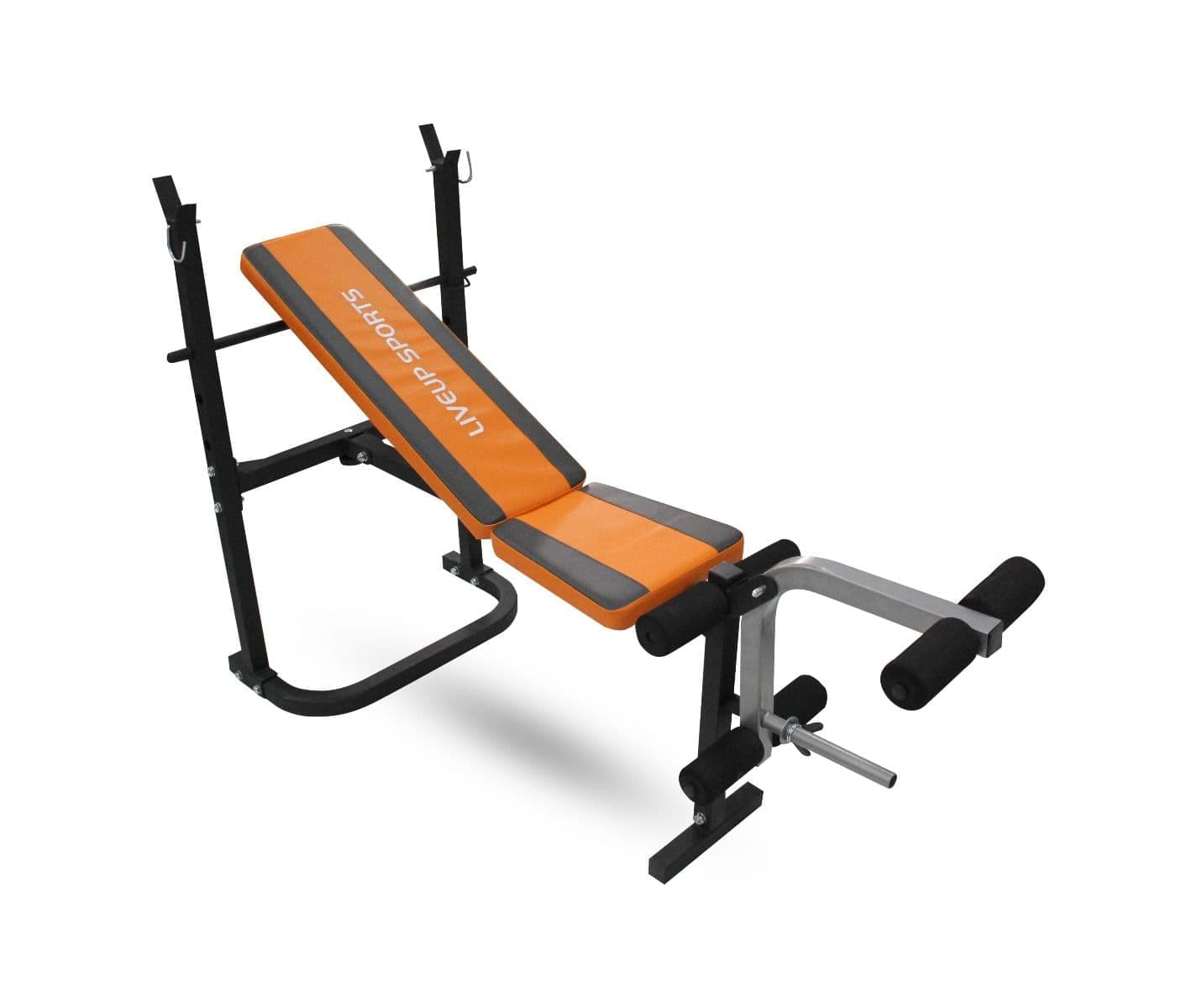 LiveUp Flat and Incline Bench - LS1102 - Athletix.ae