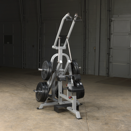 Body Solid LVLA Leverage Lat Pulldown – Plate-Loaded Back Trainer