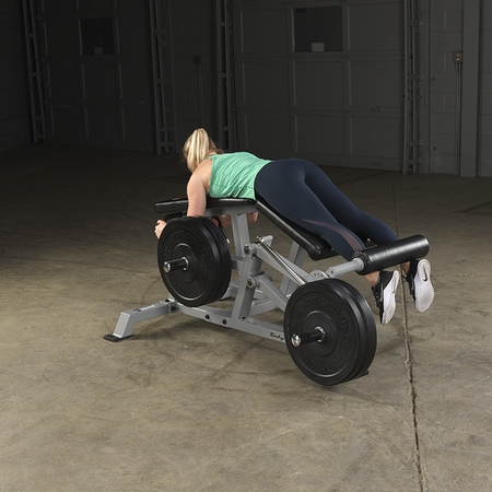 Body Solid LVLC Leverage Leg Curl Machine – Hamstring Isolation Trainer