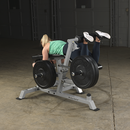 Body Solid LVLC Leverage Leg Curl Machine – Hamstring Isolation Trainer