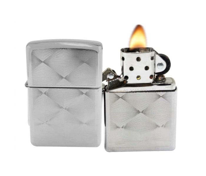 Zippo 28951 Deco Chrome Windproof Lighter, Classic Model, Silver - OUTBACK