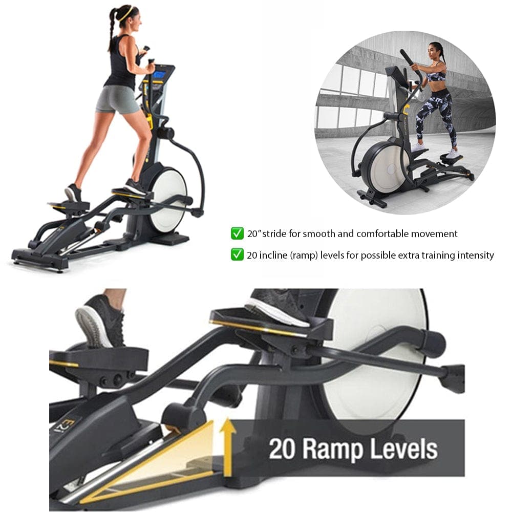 LSLLC Elliptical Machines LifeSpan Fitness E2i+ Elliptical Cross Trainer