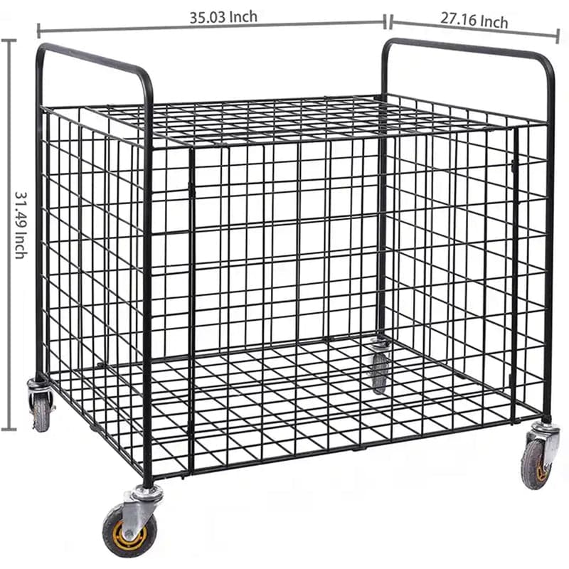 Ball Rack Cage (88cm x 60cm 80cm) - Athletix.ae