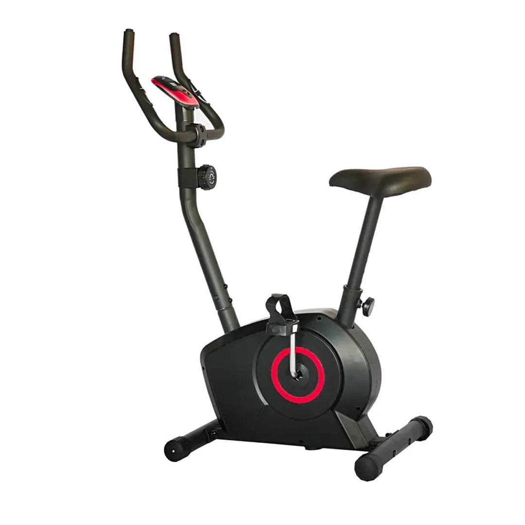 MF Upright Exercise Bike with Pulse Monitoring & 8-Stage Resistance - Athletix.ae