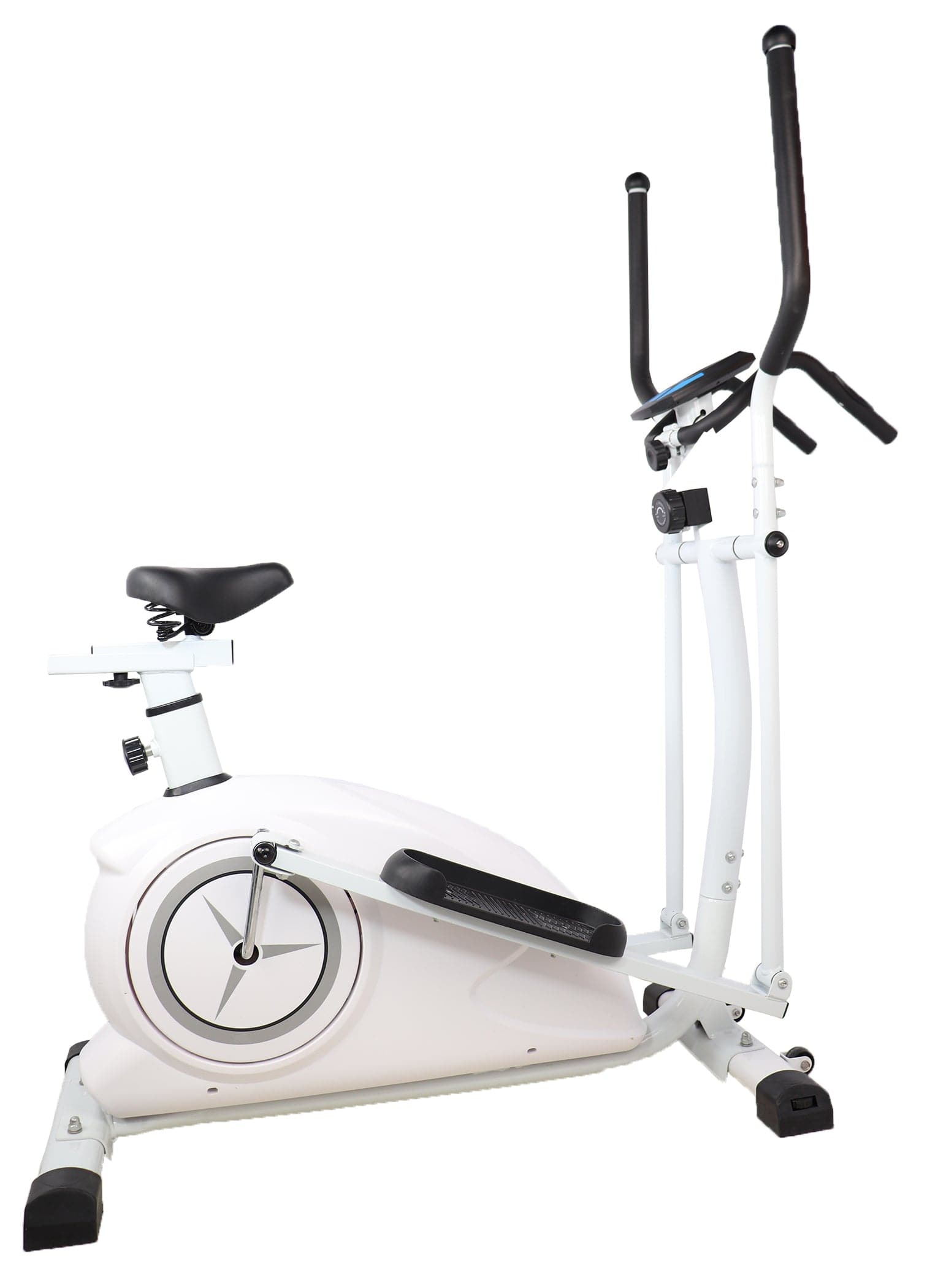 MF Elliptical and Upright Exercise Bike, 2 in 1 Cardio Trainer with Heart Rate| MF-CT-187 - Athletix.ae
