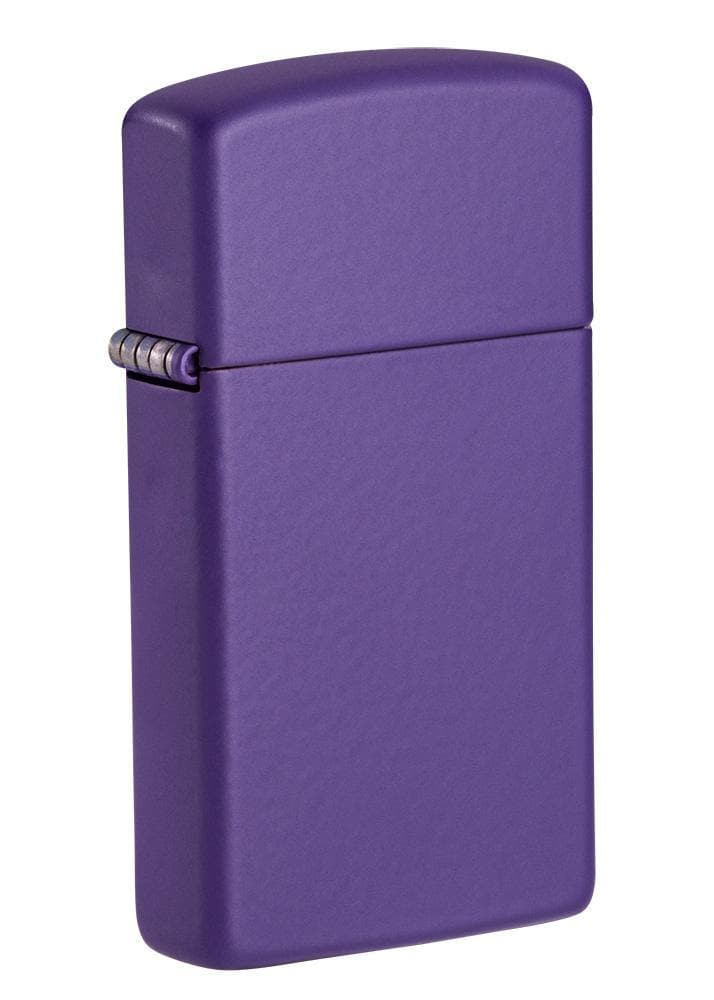 Zippo 1637 Slim Purple Matte Windproof Lighter, Slim Model, Purple - OUTBACK