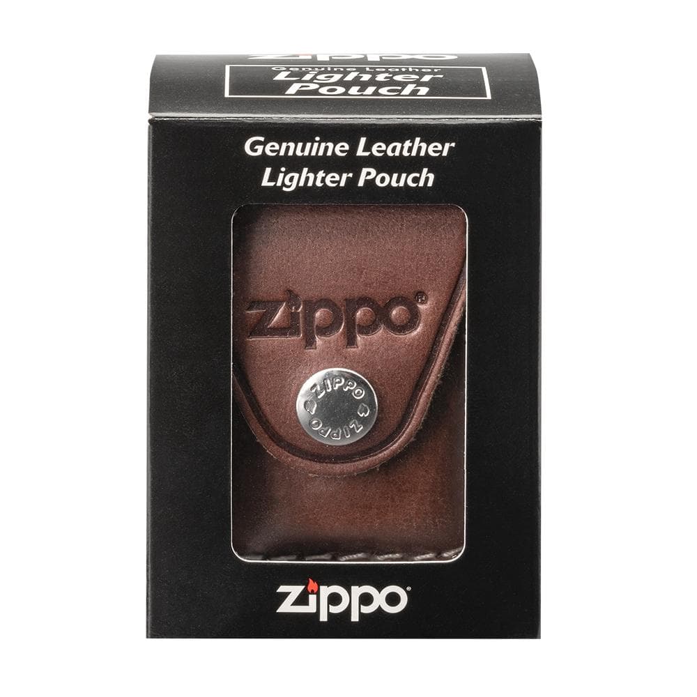 Zippo LPCB Lighter Leather Pouch Clip Brown, Classic Model, Brown - OUTBACK