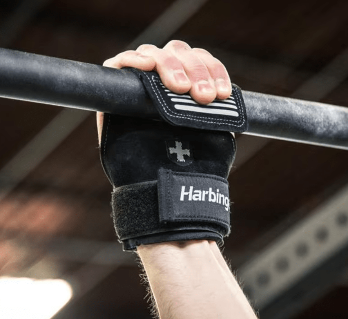 MeFitPro Harbinger Lifting Grips, Black