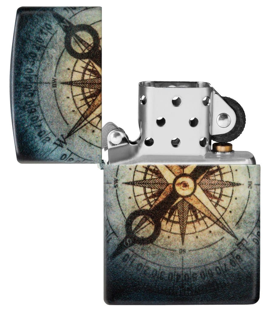 Zippo 48562 49193 Compass Ghost Design 540 Glow in the Dark Windproof Lighter - OUTBACK