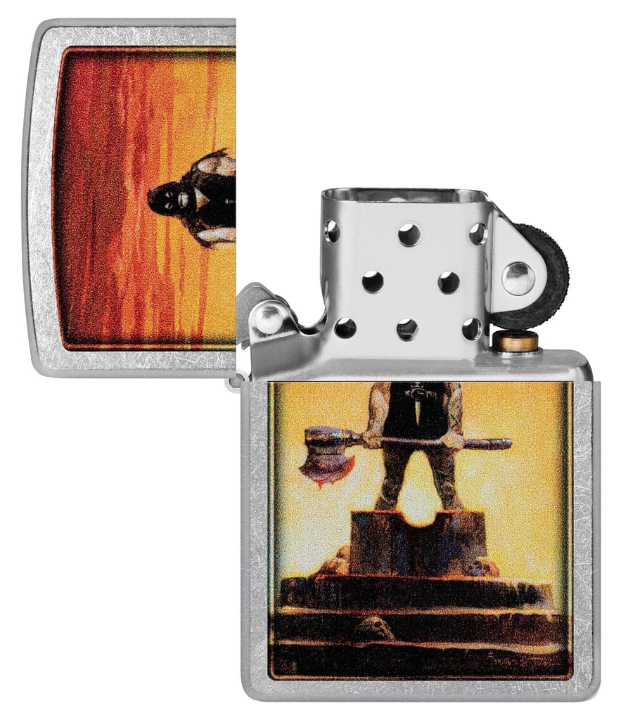 Zippo 48556 207 Frank Frazetta Street Chrome Windproof Lighter - OUTBACK