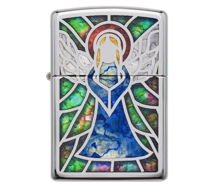 Zippo 28967 Angel Fusion Multicolor Windproof Lighter, Classic Model, Multicolour - OUTBACK