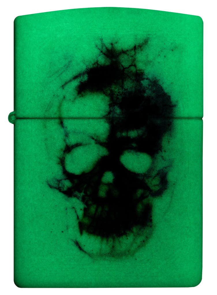 Zippo 48563 49193 Skull Print Design Glow in the Dark Windproof Lighter - OUTBACK