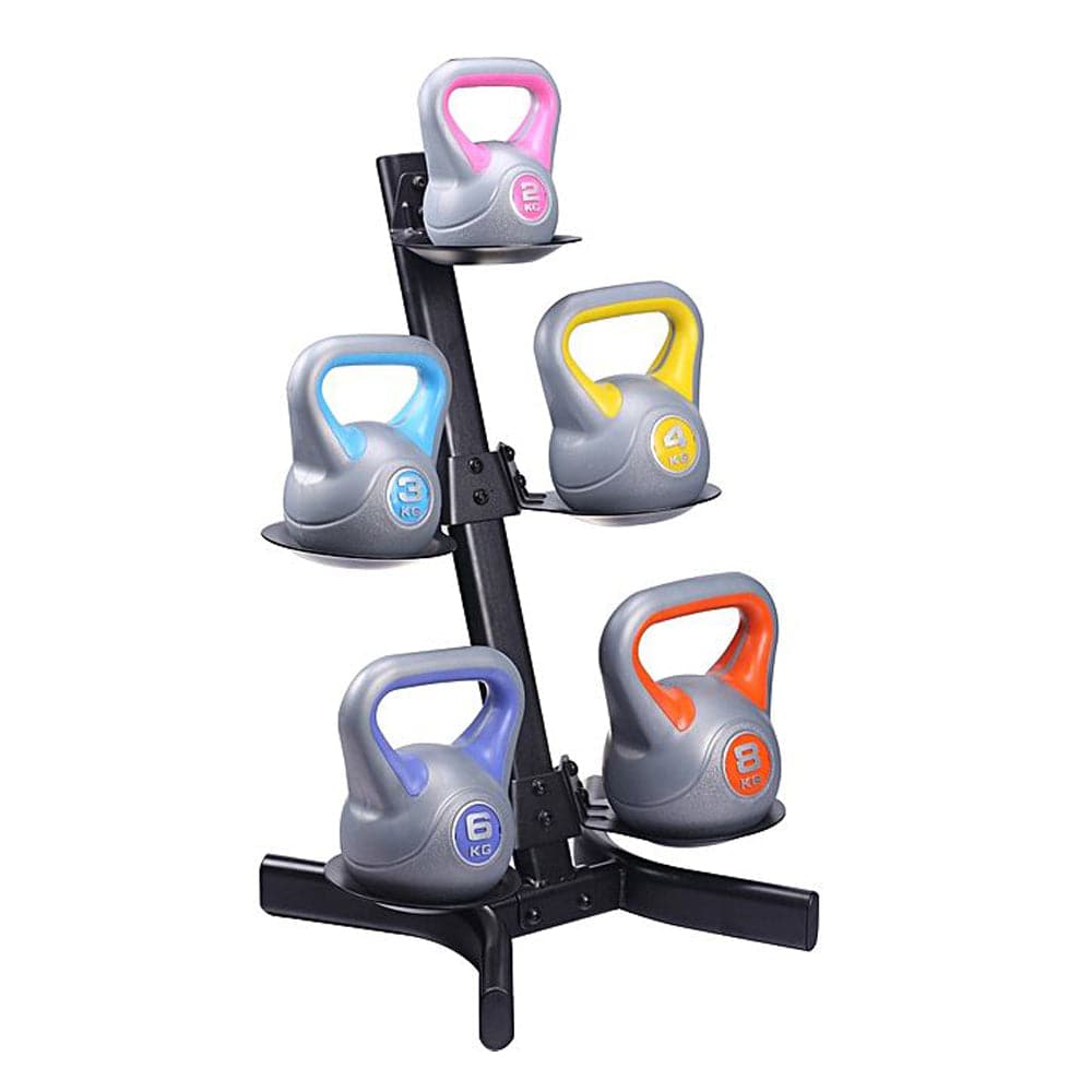 Liveup Kettle Bell Rack Set for 5 Kettlebells - Athletix.ae