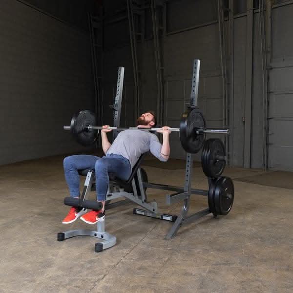 Body Solid Powerline Multi-Press Rack, PMP150 - Athletix.ae
