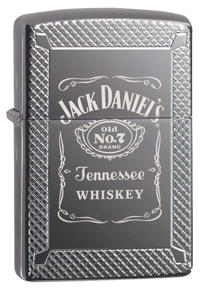 Zippo 49040 Jack Daniel's Black Ice Windproof Lighter, Classic Model, Black Ice - OUTBACK